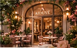 The AIDUVÉ café entrance